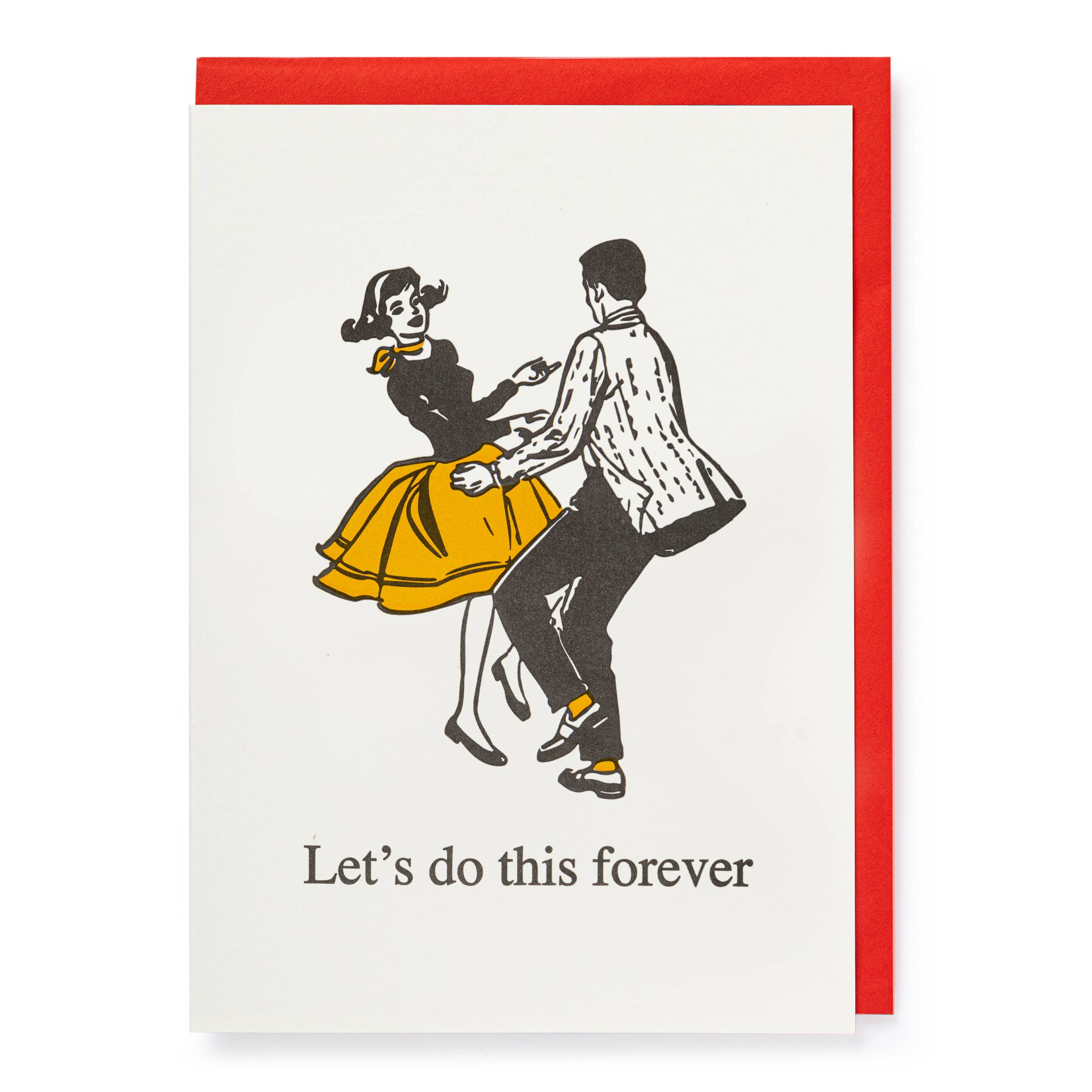 Let's Do This Forever | Letterpress Cards | Greeting Card