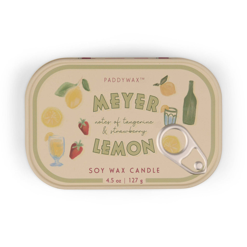 Paddywax Bistro Lemon Tin Candle - Meyer Lemon