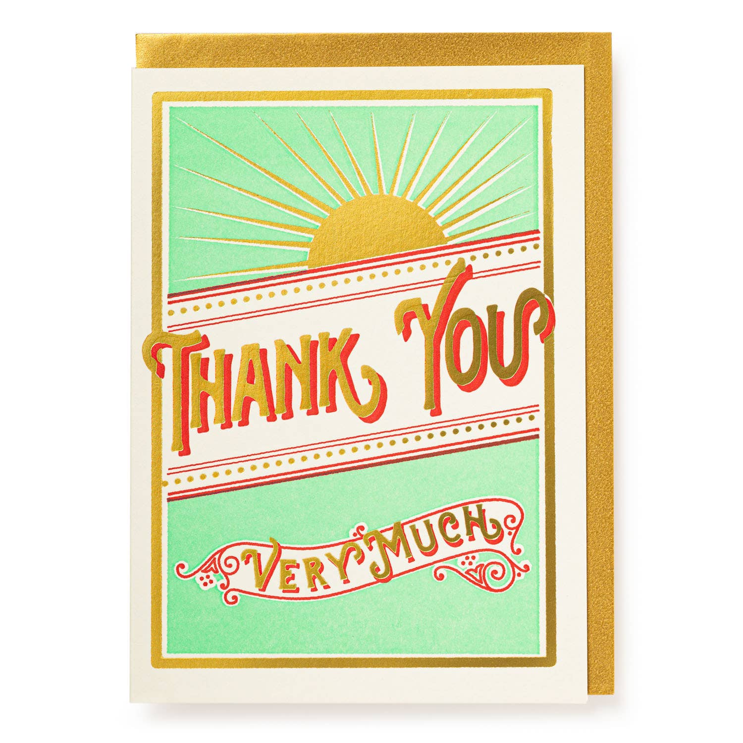 Sunshine Thank You | Letterpress Cards | Greeting Card
