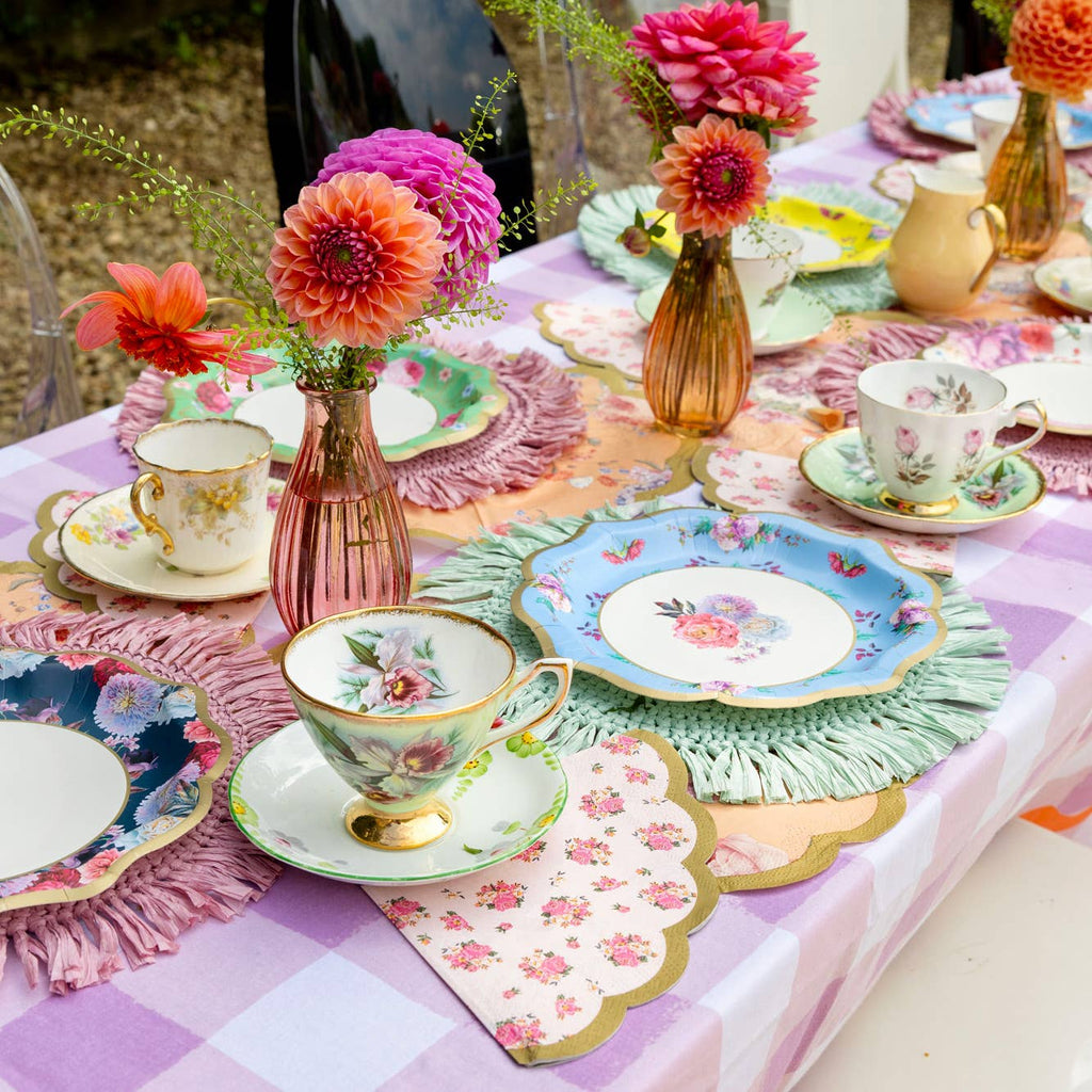 Pink Raffia Placemat - 2 Pack | Spring Tableware |