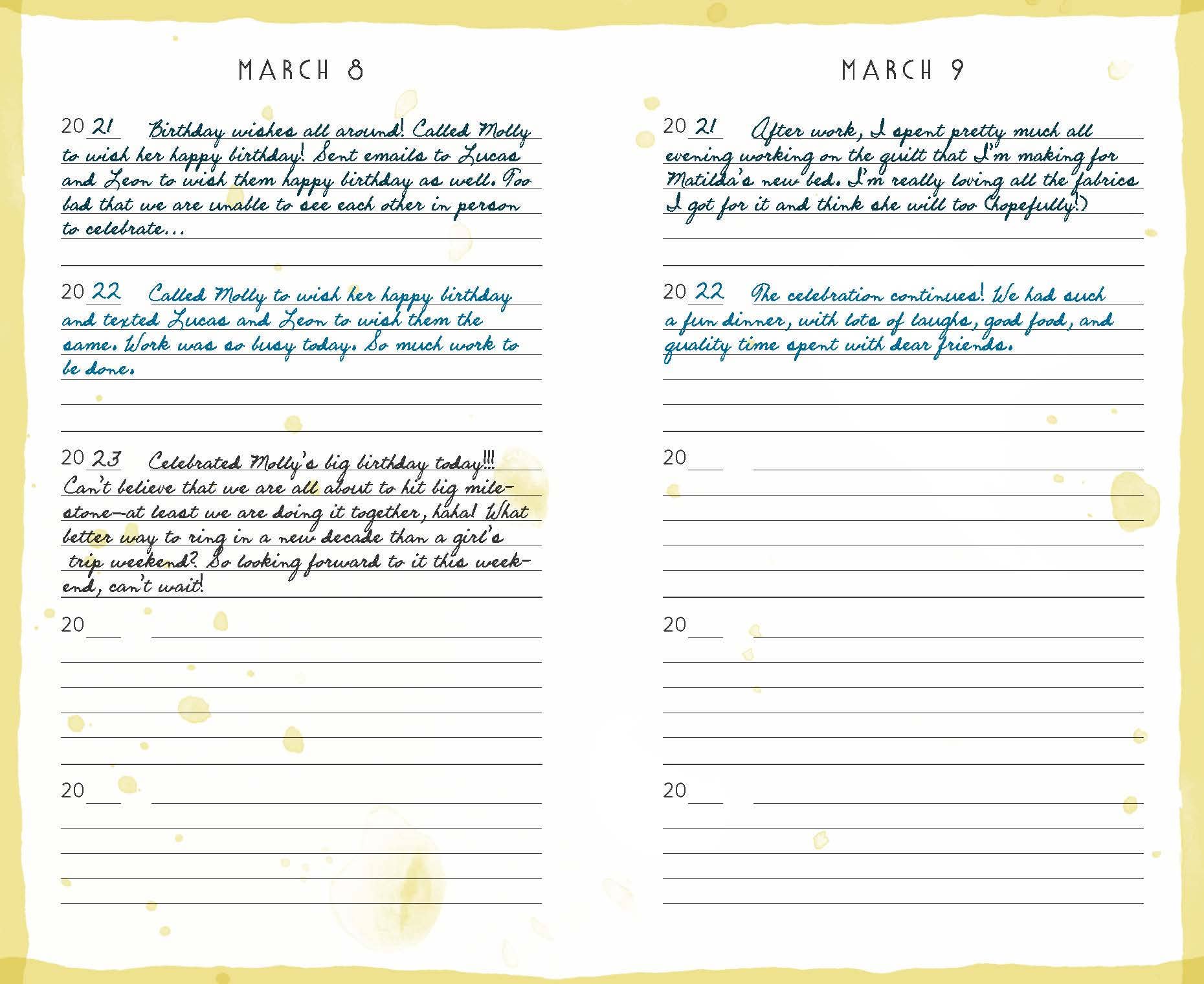 Rainbow One Line a Day - A Five-Year Memory Book (Diary or Journal)