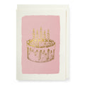 Gold Cake | Single Notelet Card