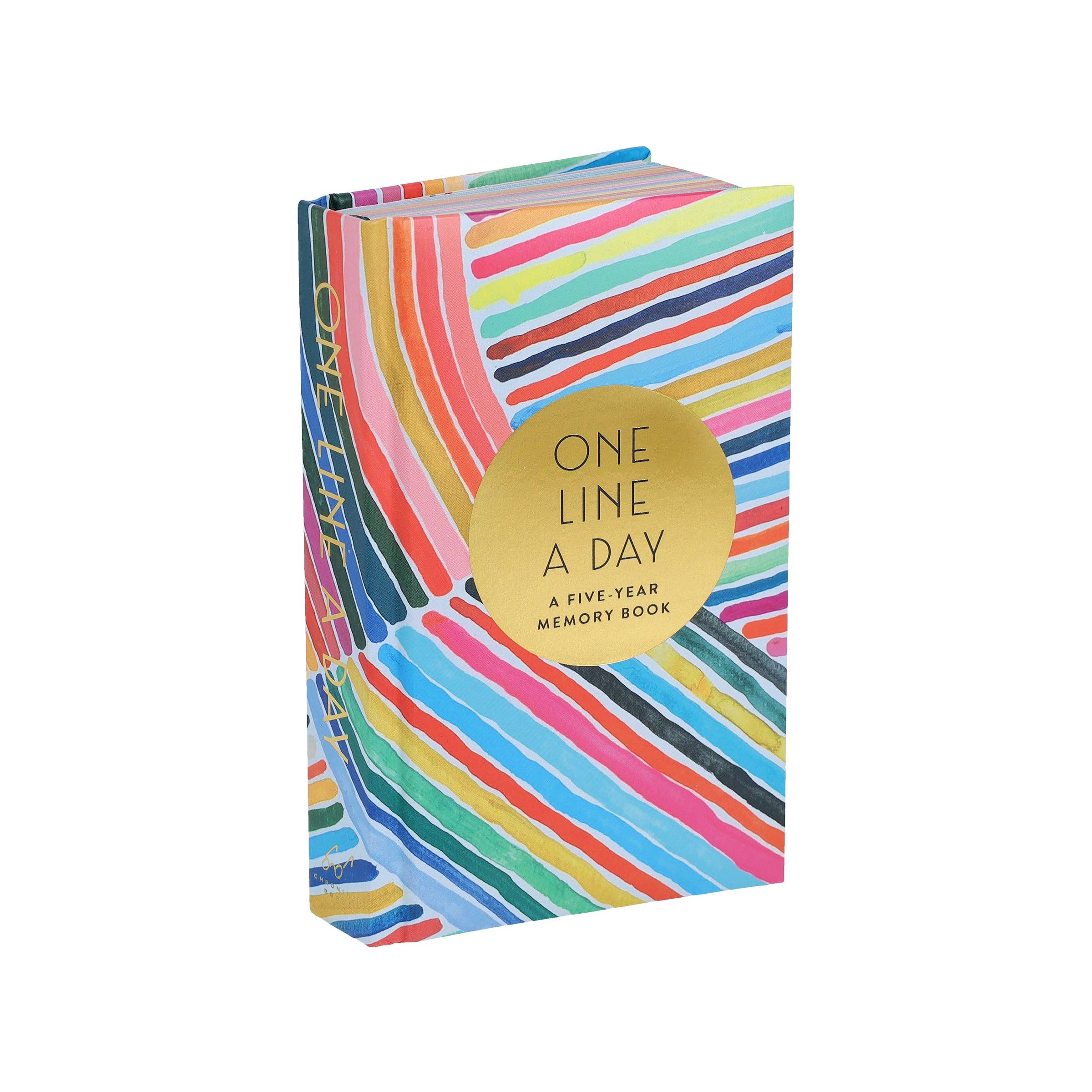 Rainbow One Line a Day - A Five-Year Memory Book (Diary or Journal)