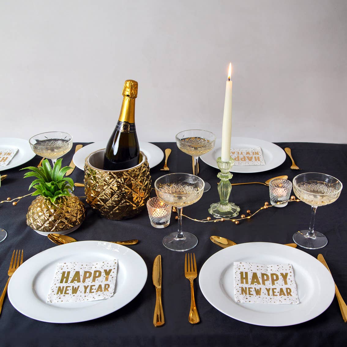 Ceramic Pineapple Ice Bucket | Summer Party Decor |