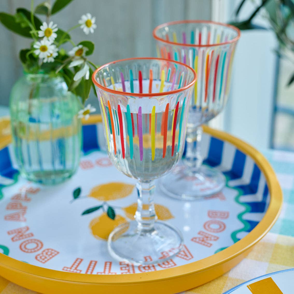 Lemon Tin Tray - 31cm | Home Decor Gifts |