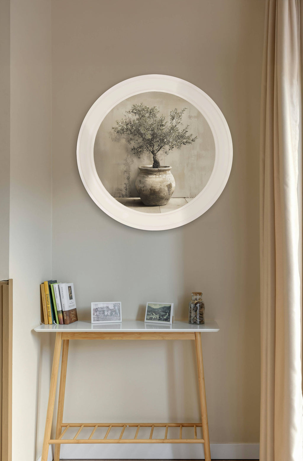 The Olive Tree - Oxford Round Frame