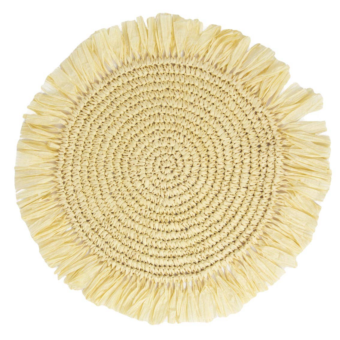 Meadow Raffia Placemat - 2 Pack | Spring Decor |