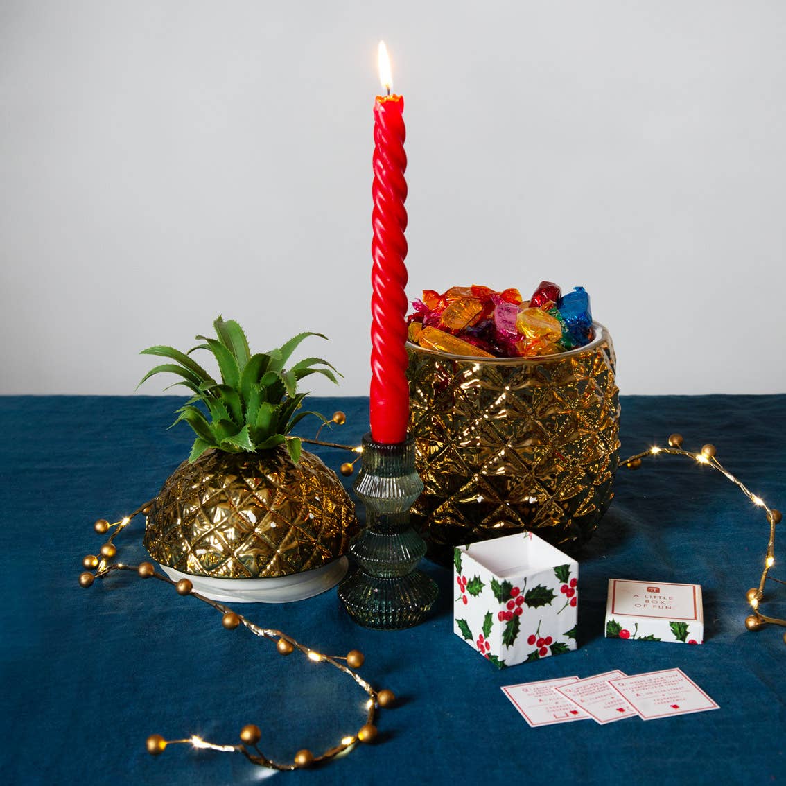 Ceramic Pineapple Ice Bucket | Summer Party Decor |