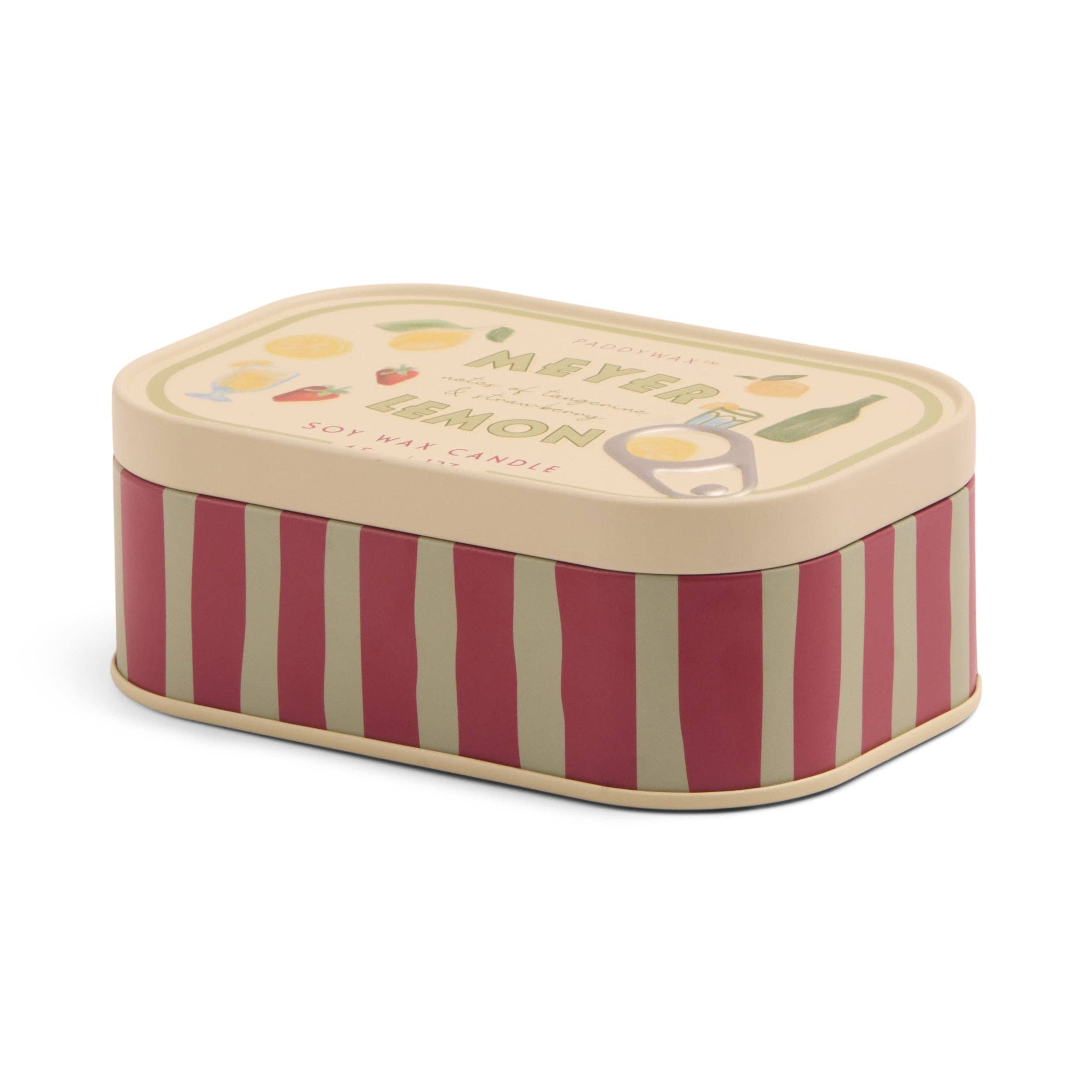 Paddywax Bistro Lemon Tin Candle - Meyer Lemon