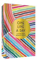 Rainbow One Line a Day - A Five-Year Memory Book (Diary or Journal)