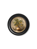Mediterranean Lemon Tree - Oxford round frame
