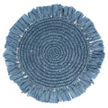 Meadow Blue Raffia Placemat - 2 Pack