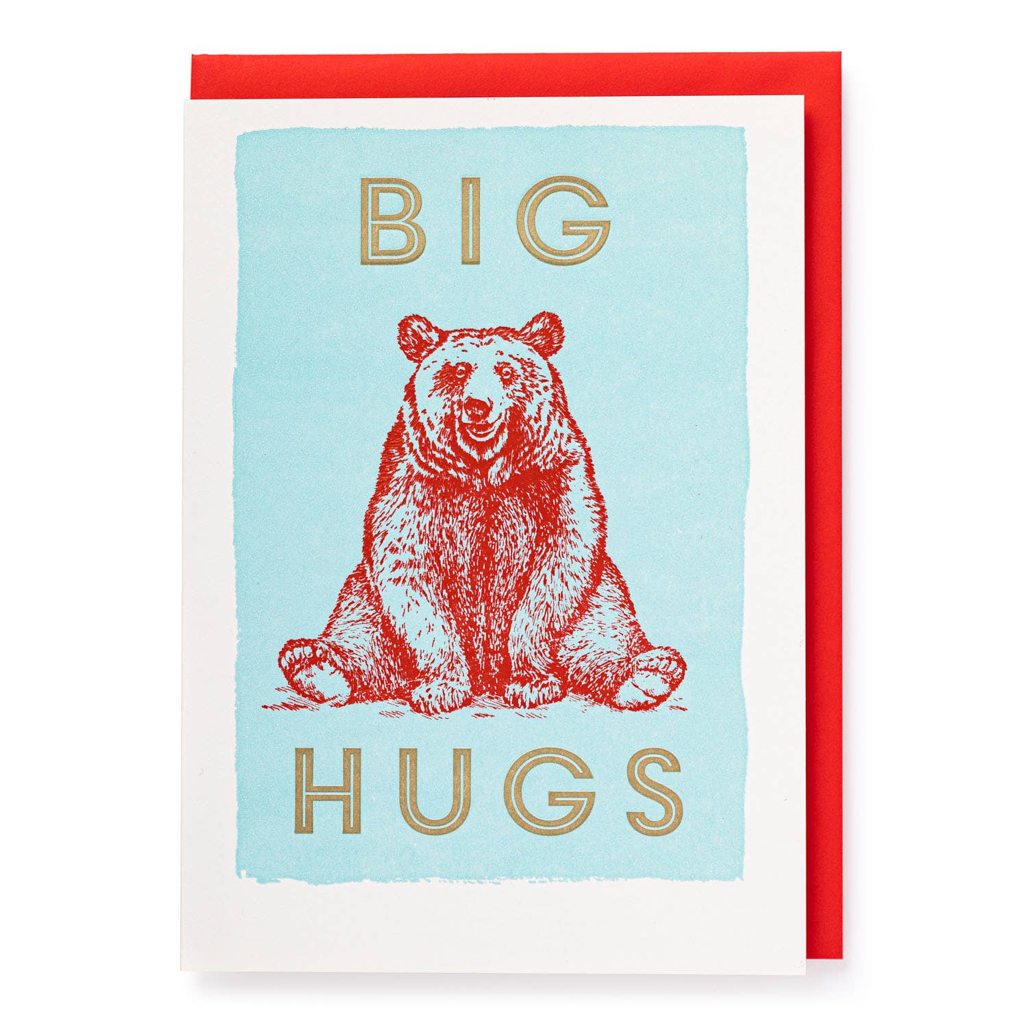 Big Hugs | Letterpress Cards | Greeting Card