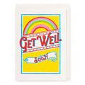Get Well Soon Rainbow | Letterpress Cards | Greeting Card