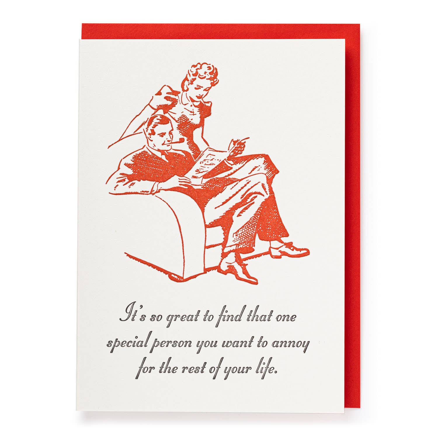 Annoy For The Rest of Your Life | Letterpress Cards | Large